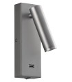 CHELSEA USB NIQUEL MATE + INTERRUPTOR