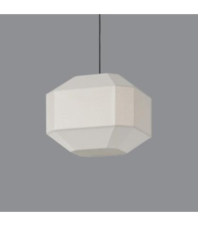 lámpara colgante blanca Bauhaus 45cm LED E27