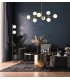 Lámpara dorada colgante Doris 95cm – Diseño moderno en oro opal