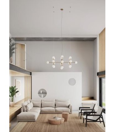 Lámpara colgante Doris 155CM Gold – Estilo moderno y elegante