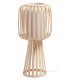 Lámpara decorativa de sobremesa estilo boho chic Cintia en bambú natural