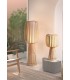 Lámpara de mesa Cintia bambú natural estilo boho chic decorativa