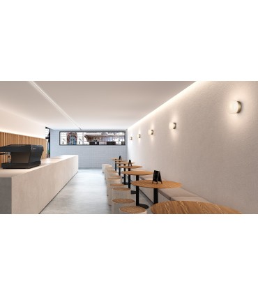 Aplique LED Redondo Sun Negro | Diseño Moderno | Lámparas Lidia