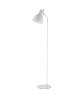 Pie de Salón Epsilon Blanco con estructura metálica y diseño orientable