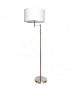 Pie de Salón Centauri Níquel con lector LED y pantalla blanca
