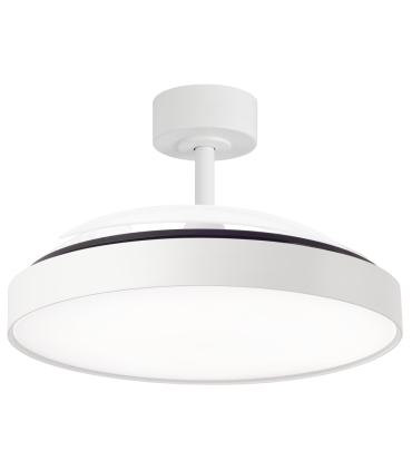 Ventilador Retráctil Sidney Blanco | Aspas Ocultas - Lámparas Lidia